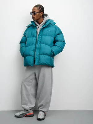 Redbat Men's Teal Puffer Jacket