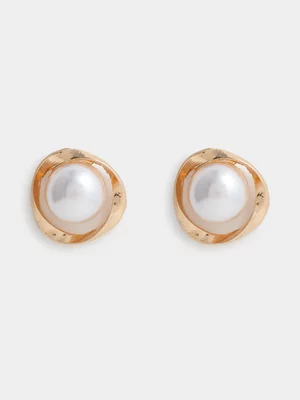 Pearl Stud Earrings