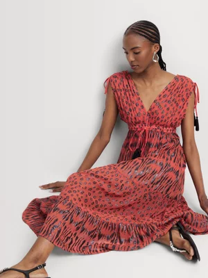 Women's Stella Morgan Red Tassel Dress