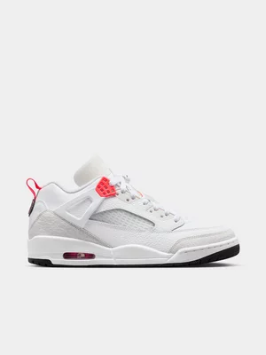 Jordan Men's Spizike Low White/Red Sneaker