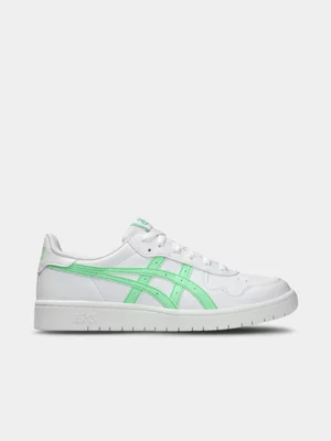 Women's Asics Japan S White/Lime Sneaker