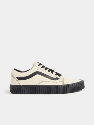 Vans Women's classic Old Skool Creeper White Sneaker
