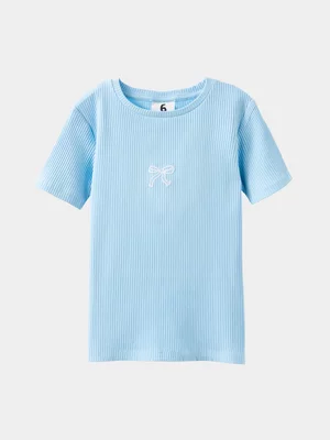 Cotton On Kids Girl Light Blue Raya Baby T-shirt