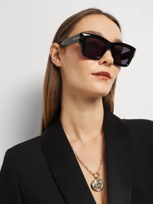 Tom Ford Black 50 Sunglasses