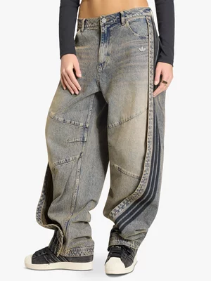 adidas Originals Women's Adilenium Banana Chalky Brown Denim Pant