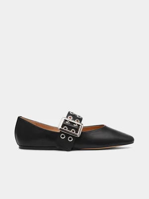 Women's Steve Madden Black ATLANTICA Flats