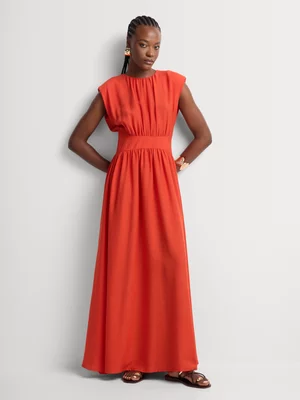 Women's OG Designs  Orange Maxi Dress