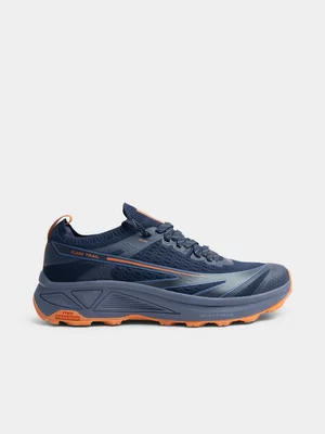 Mens Hi-Tec Flash Contour Navy/Orange Sneaker