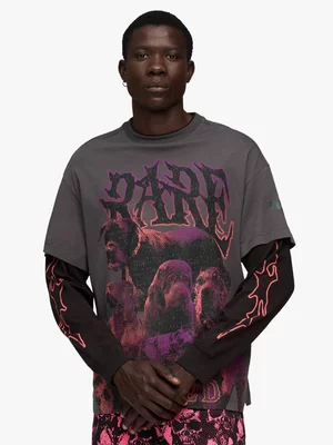 Puma Men's Lamelo Ball World Tour-nament Long Sleeve Basketball T-Shirt