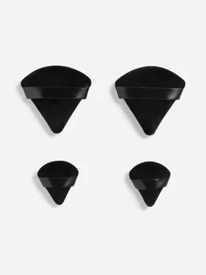 Colours Limited Black 4 Pack Triangular Powder Puff