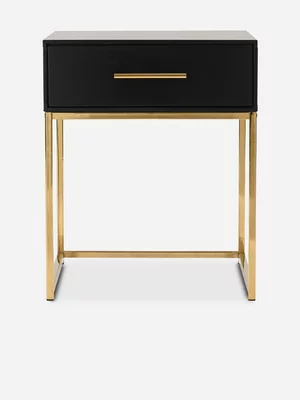 Morris Pedestal Black & Brass