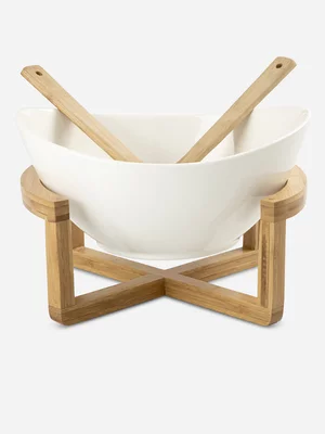  Atlantic Serveware Salad Bowl With Stand 30cm 