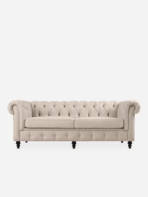Madison 3 Seater Couch LuxGuard Sesame