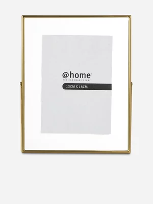 Picture Frame Floating Modern Gold 13x18cm