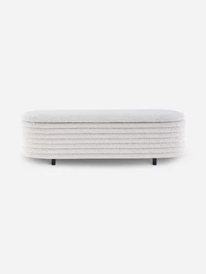 Lama Storage Ottoman Boucle