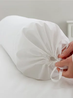 Granny Goose Bolster Cushion Cover White