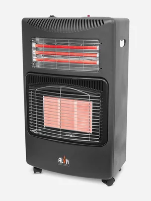 Alva Heater Gas/Electric Black