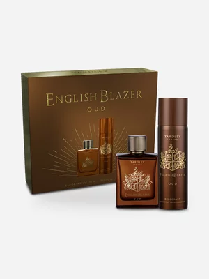 Yardley English Blazer Oud Eau de Parfum Gift Set 