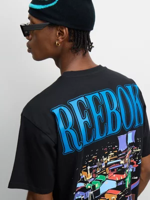 Reebok Men's Graphic Township Black T-shirt