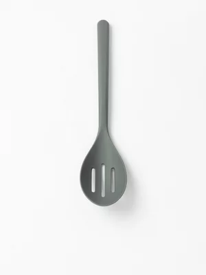 Sur La Table Silicone Slotted Spoon Grey