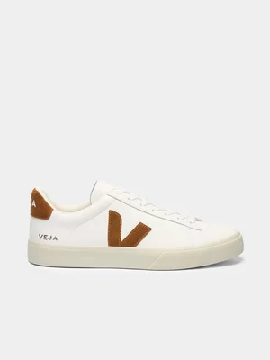 Men's Veja Campo White Cognac Sneakers