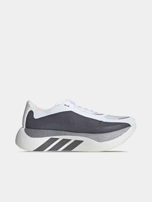 adidas Mens Hyperboost Edge Onyx/White Running Shoes