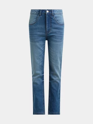 Exact Older Boy's Dark Wash Slim Leg Jeans