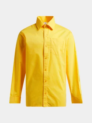 Jet Boys Gold Long Sleeve School Shirt