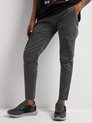Relay Jeans Men's Fashion Grey Utility Cargo Pants