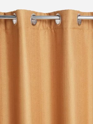 Jet Home Gold Lyra Eyelet Curtain