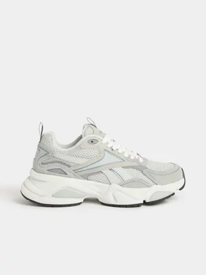 Reebok Mens Classics Charge Run Grey/White Running Shoes 
