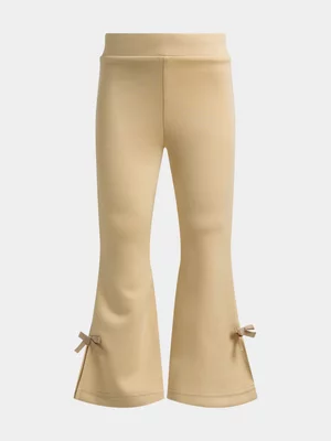 Jet Younger Girls Stone Bow Flared Active Pants