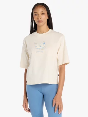 New Balance Women's Apres Run Bath White T-shirt