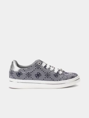 Women's Guess Navy And White Sneakers
