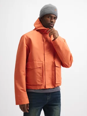 Exact Men's Orange Utilty Jacket