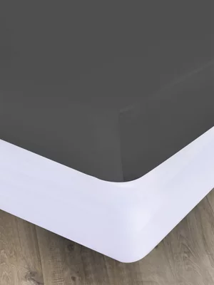 Volpes Egyptian Cotton 800TC Granite Fitted Sheet