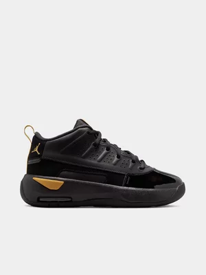 Jordan Junior Max Aura 7 Black/Metallic Gold Sneaker