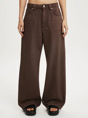 Women's Cotton On Brown Low Super Baggy Jeans