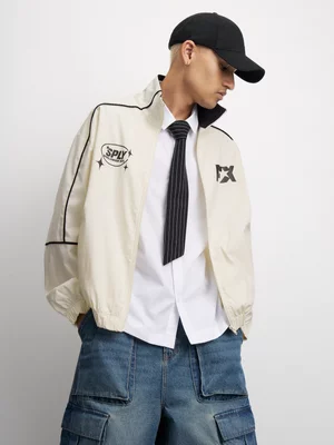 The FIX Men's Natural Co-Ord Windbreaker Jacket