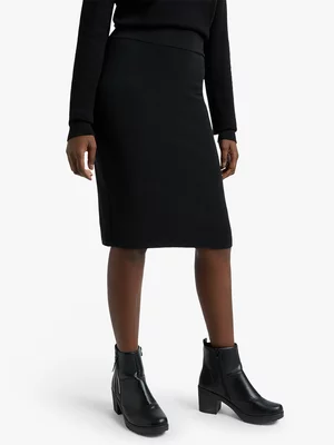 Exact Women's Black Pencil Skirt
