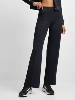 TS Womens Scuba Black Wide Leg Pants