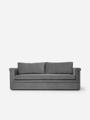 Melissa 3 Seater Couch Spano Cotton Velvet Cloud