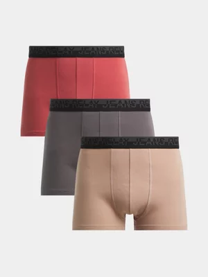Relay Jeans Men's 3 Pack Multicolour Boxers 