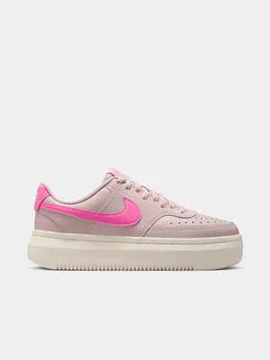 Nike Womens Court Vision Atla Salt Red/Pink Spell Sneakers