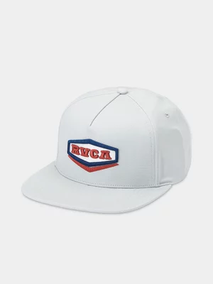 Men's RVCA White Hex Inc Snapback Cap