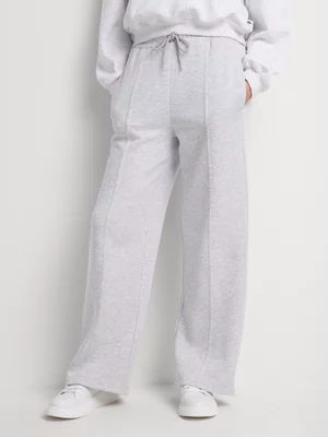 Elasticated Waist Wide Leg Fleece Joggers