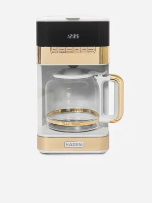 Haden Quintessential Brew Coffee Machine Ivory & Champagne