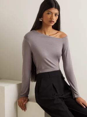 Women's Iconography Asymmetric Neckline Tee