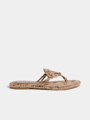 Women's Guess Brown SAIME3 Sandals