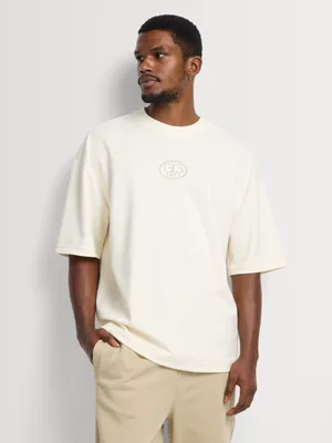 Markham Men's Extreme Boxy Fit Natural Graphic T-Shirt